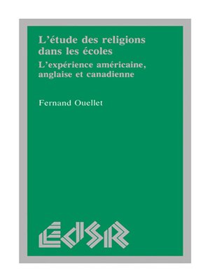 cover image of L'étude des religions dans les écoles
